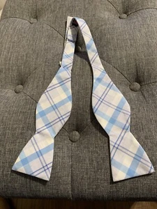 Vineyard Vines Mens Stoney Bay Plaid Woven Bow Ocean Breeze One Size B0265 - Picture 1 of 6