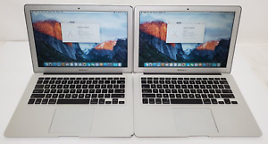 Lot of 2 Apple MacBook Air 13" Early 2015 Core i5 1.6GHz 4/8GB RAM 128/256 SSD