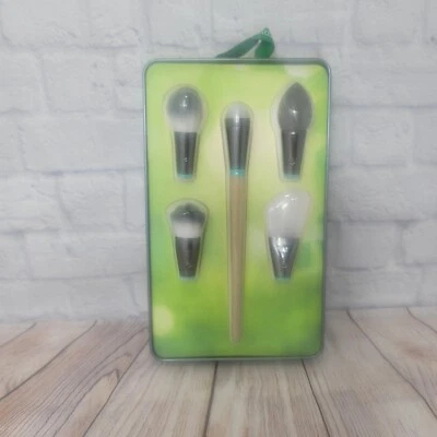 EcoTools Wake Up + Glow 5 Interchangeable Makeup Brush Heads w/ Tin Case - Image 1 of 2