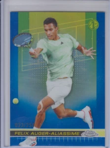 2024 Topps Chrome - Blue Refractor #127 Felix Auger-Aliassime /250 (RC) - Picture 1 of 1