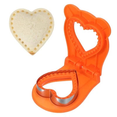 Crustless Sandwich Cutter, Heart Shape(Orange) - Image 1 of 4