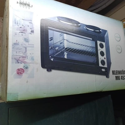 Minibackofen 2in1 mit Kochplatte 30L Umluft Mini Ofen Toastofen Pizzaofen - Bild 1 von 3