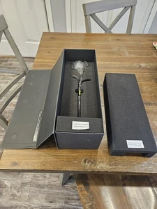 Waterford Crystal FLEUROLOGY Clear White Rose with box 14.5" - Picture 1 of 8
