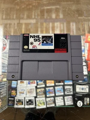 NHL 95 (Super Nintendo Entertainment System, 1994) - Image 1 of 3