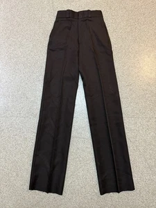 NWT Vintage Hercules Women's Uniform Trousers Pant Brown Sz 6 Polyester - Picture 1 of 12