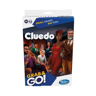 Hasbro Cluedo Grab & Go Portable Game Travel Game 3-6 Players Kids Age 8+ F8251 - Image 1 of 3