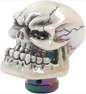 Perillas de cambio de calavera personalizadas, mango de palanca de cambios premium, se ajustan a la mayoría de las automáticas manuales - Imagen 1 de 4