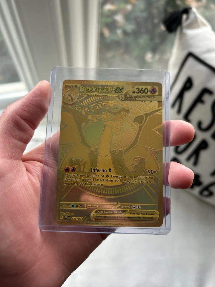 Pokemon TCG Phantasmal Flames Hyper Rare Mega Charizard EX 130/094 - Image 1 of 4