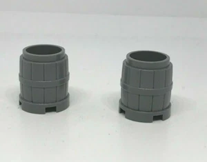 LEGO : 2x Tonneau, Fût, 2 x 2 x 2 - Réf 2489 gris foncé - Set 10294 75159 75059 - Imagen 1 de 1