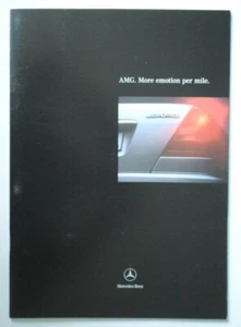 MERCEDES BENZ AMG RANGE orig 1996 UK Mkt Sales Brochure - C36 E36 SL 60 - Picture 1 of 9