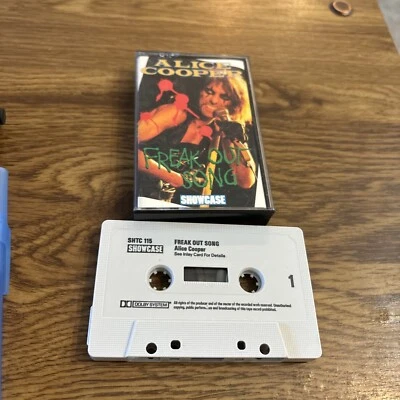Alice Cooper Freak Out Song Cassette, 1984 Showcase SHTC 115 Foto 1 de 3