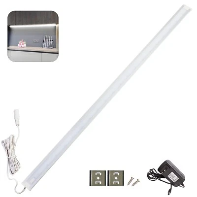 LEDUPDATES 24" Garage workshop Under Cabinet LED Light pure white + touch switch + UL Power