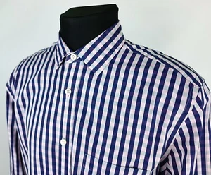 Camisa Gant Para Hombres Multicolor Cuadros Algodón Manga Larga Calce Informal Talla M - Imagen 1 de 12