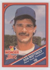 1990 Wonder Bread Stars Food Issue Don Mattingly #6