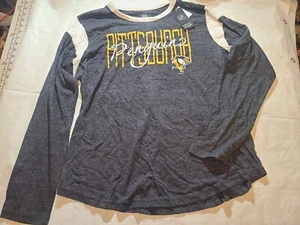 NHL Pittsburgh Penguins Women's Long Sleeve T-Shirt Size Medium - Picture 1 of 8