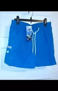 Boys XL Swim Shorts NEW WITH TAGS Blue Polyester  Drawstring B.Split - Picture 1 of 4