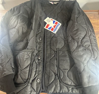 Propper M-65 Liner System Field Coat - Black Large 13075 with tags 100% Poly New - Image 1 of 4