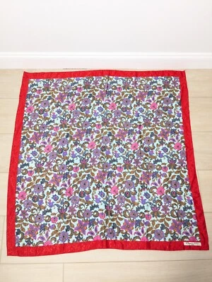 Christian Dior Floral Cuadrado Bufanda Floral Jacquard Multicolor Flores De Colección Foto 1 de 4