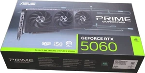 ASUS NVIDIA GeForce RTX 5060 Prime Triple Fan 8GB GDDR7 PCIe 5.0 Graphics Card - Picture 1 of 2