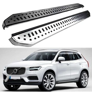 Fit for Volvo XC60 2018-2023 Fixed Running Boards Side Steps Pedals Nerf Bar - Imagen 1 de 14