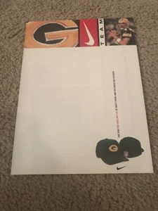 Vintage 1999 NIKE GREEN BAY PACKERS PRO SIDELINE CAP Poster Print Ad BRETT FAVRE - Picture 1 of 1