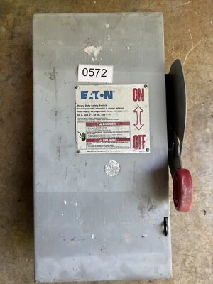 Eaton DH362NGK Heavy Duty Safety Switch 60 Amp 600 Vac - Image 1 of 4