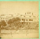 Malden Center MA: Town & Large House 1870s E.C. Swain; Massachusetts D805