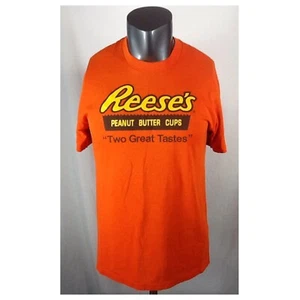 Vintage Reese’s Peanut Butter Cups (Large) Single Stitch “Two Great Tastes” Tee - Picture 1 of 5