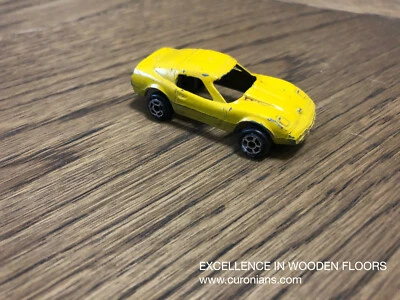 TootsieToy C4 Chevrolet Corvette Tootsietoy Midget Yellow - Image 1 of 4