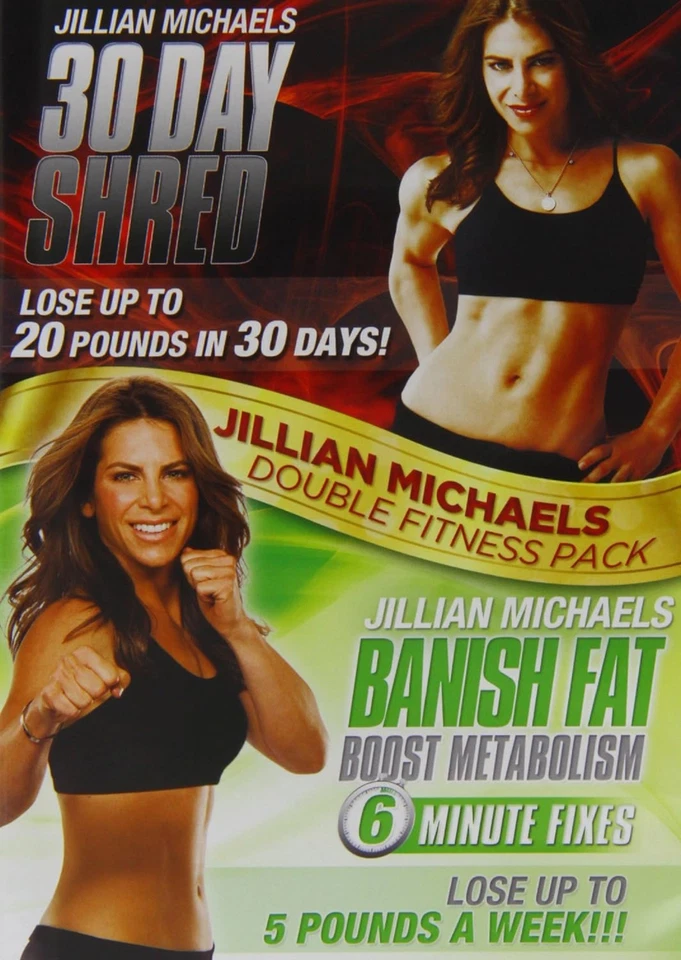 JILLIAN MICHAELS 30 DAY SHRED BANISH FAT BOOST METABOLISM DVD UK Release New R2 - Image 1 of 1