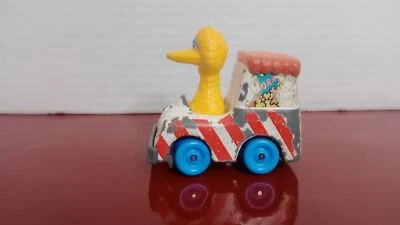 Camión de palomitas de maíz de colección Playskool Big Bird Sesame Street 1983 fundido a presión Foto 1 de 4