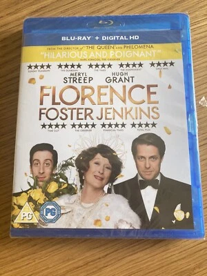 Florence Foster Jenkins Blu-ray Meryl Streep Hugh Grant - NEW & Sealed - Image 1 of 4