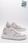 RRP€305 BALDININI Leather Sneakers US9 EU42 UK8 Dirty Look Perforated Lace Up