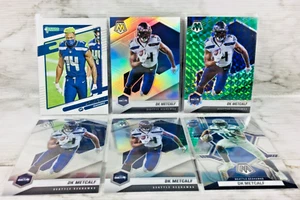 2021-22 Panini Football DK METCALF "6 CARD LOT" Green & Silver PRIZM NO HELMET!! - Picture 1 of 4