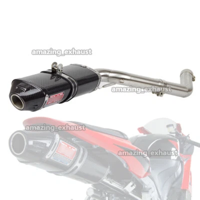 For Honda CBR600RR 2005-2023 Motorcycle Exhaust Middle Pipe Carbon Muffler Tips - Изображение 1 из 4