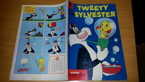 WARNER BROS CARTOONS - TWEETY AND SYLVESTER # 10 - DELL - 1955 - ORIGINAL USA - Picture 1 of 1
