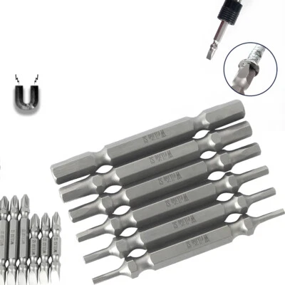 SCREWDRIVER SECURITY BIT SET TAMPERPROOF HEX KEY SPANNER HEX PH SL S2 65MM LONG - Image 1 of 4