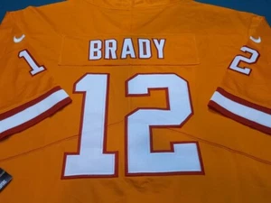 TOM BRADY CUSTOM **XL* THROWBACK JERSEY, 1970's/80's, CORRECT COLOR! - Picture 1 of 4
