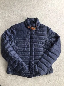 Ralph Lauren Sport giacca piumino d'anatra trapuntato da donna blu navy taglia 8 - Foto 1 di 10