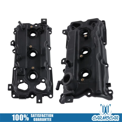 2x Engine Valve Cover & Gasket For Nissan 350Z Infiniti EX35 FX35 G35 M35 Q50 Foto 1 de 4