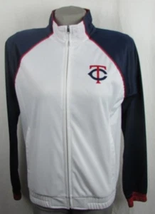 Chaqueta de pista de estrás para mujer Minnesota Twins MLB G-III con cremallera completa - Imagen 1 de 5
