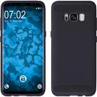 Silicone Case For Samsung Galaxy S8 Blue Ultimate + Flexible Foil