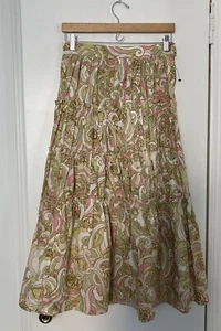 Falda Marc Jacobs Estampado Algodón Talla 2 Nueva - Imagen 1 de 6