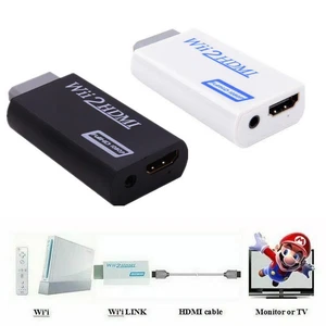 Nintendo Wii to HDMI Converter Adapter Audio Video Cable rca Lead - *NEW MODEL* - Picture 1 of 12