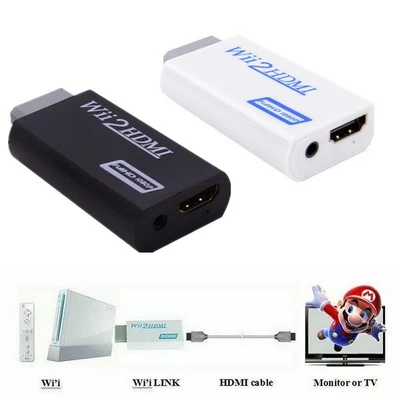 Nintendo Wii zu HDMI Konverter Adapter Audio Video Kabel Cinch Kabel - *NEUES MODELL* - Bild 1 von 4