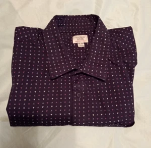 Hudson River Heritage Classic Short Sleeve Dress Shirt. XXL Blue - Picture 1 of 6
