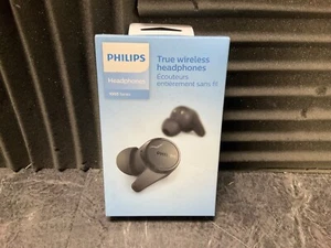Philips True Wireless Bluetooth Earbuds black TAT1207BK/00 NEW SEALED✅❤️️✅❤️️ - Afbeelding 1 van 6