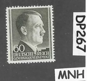 MNH stamp Sc N92 60GR Adolf Hitler / Germany occupation of Poland WWII DP267 - Picture 1 of 1