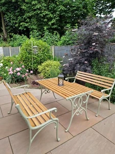 12 Solid Hardwood Oak Garden Bench Slats 2 Seater (4ft) - Free Delivery - Picture 1 of 5