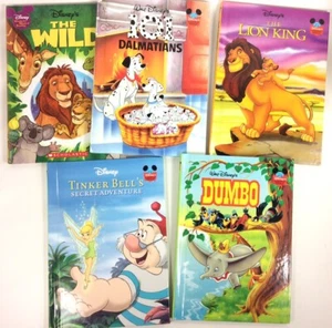 Lot of 5 Walt Disney WONDERFUL WORLD OF READING Hardcover Books Classic - Bild 1 von 4
